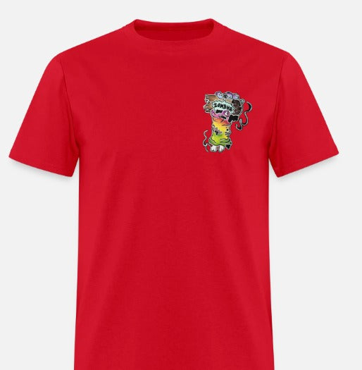 T-shirt enfant Main zombie multicolore