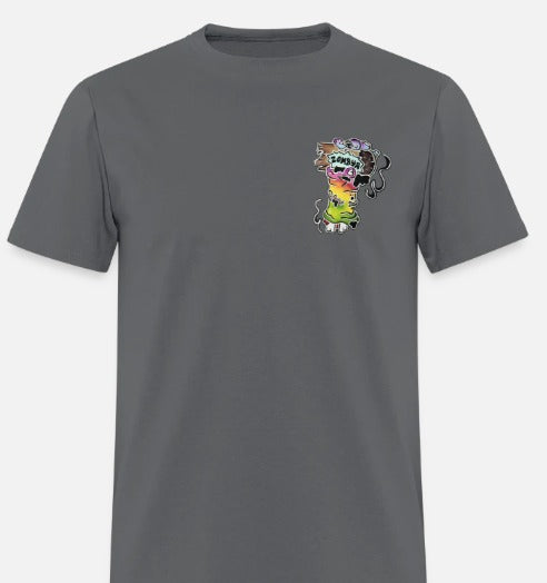 T-shirt enfant Main zombie multicolore