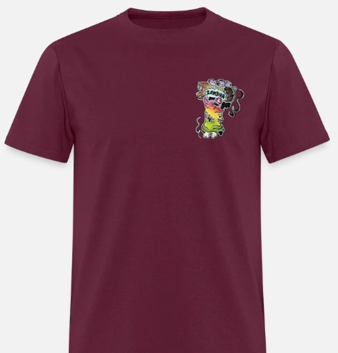 T-shirt enfant Main zombie multicolore