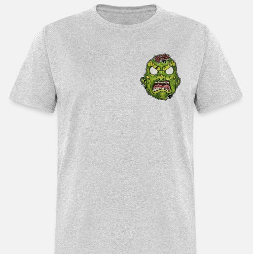 T-shirt tête de zombie