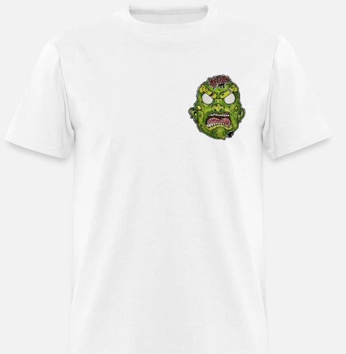 T-shirt tête de zombie