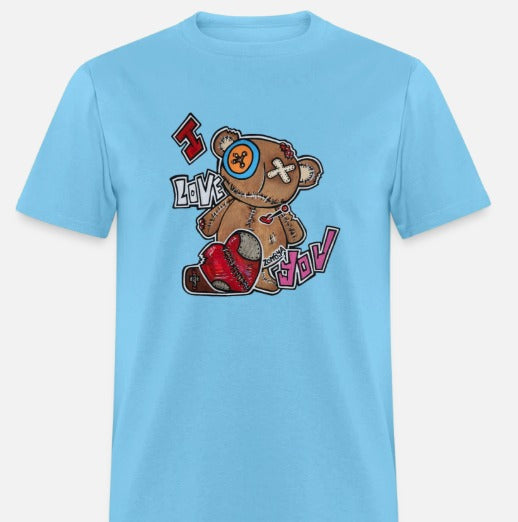 T-shirt pour tout-petits ours I love you