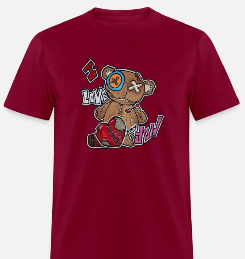 T-shirt enfant ours I love you