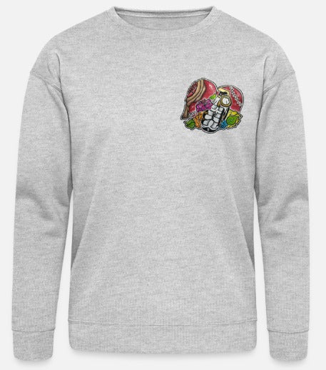 Crewneck coeur grenade