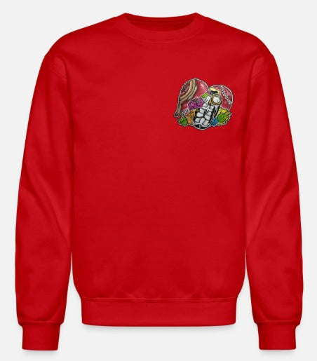 Crewneck coeur grenade