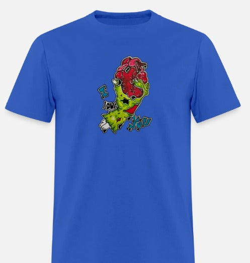 T-shirt enfant Main zombie coeur I love you