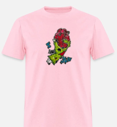 T-shirt enfant Main zombie coeur I love you