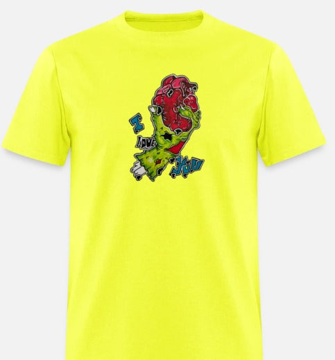 T-shirt enfant Main zombie coeur I love you