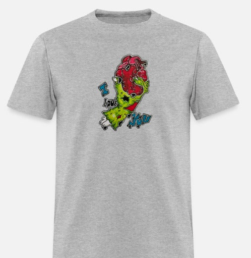 T-shirt enfant Main zombie coeur I love you