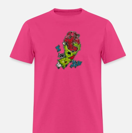 T-shirt enfant Main zombie coeur I love you