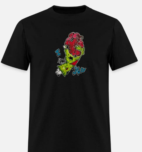 T-shirt pour tout-petits Main zombie coeur I love you