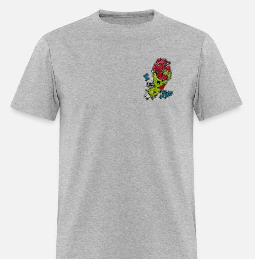 T-shirt pour tout-petits Main zombie coeur I love you