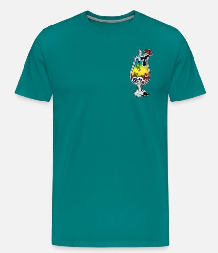 T-shirt verre cocktail