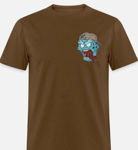 T-shirt zombie avec casquette