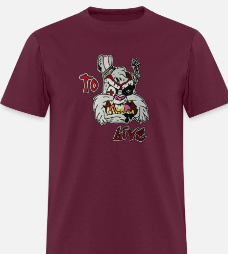 T-shirt enfant Lapin to live