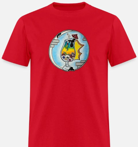 T-shirt pour tout-petits Verre cocktail rond