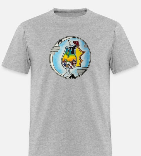 T-shirt Verre cocktail rond