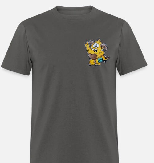 T-shirt enfant monstre jaune