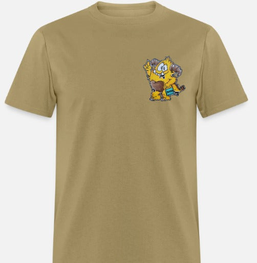 T-shirt enfant monstre jaune