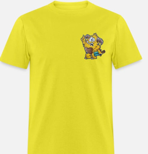 T-shirt enfant monstre jaune