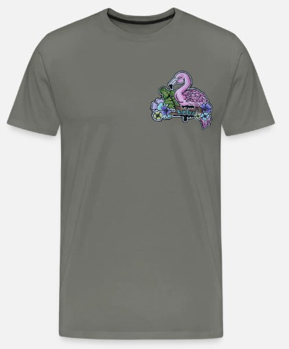 T-shirt flamant rose