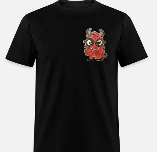 T-shirt pour tout-petits monstre rouge