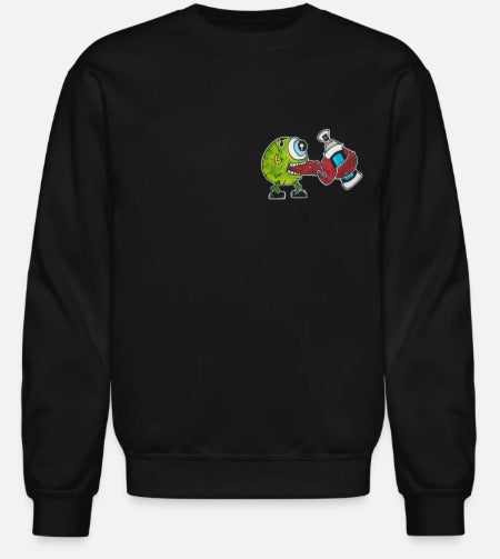 Crewneck enfant monstre oeil vert