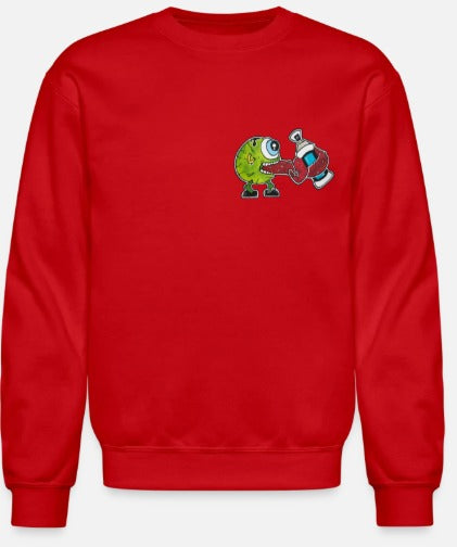 Crewneck enfant monstre oeil vert