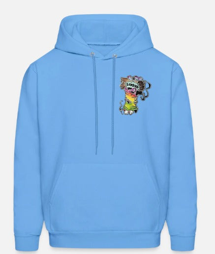 Hoodies enfant Main zombie multicolore