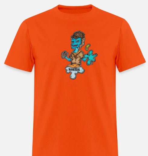 T-shirt Zombie artiste