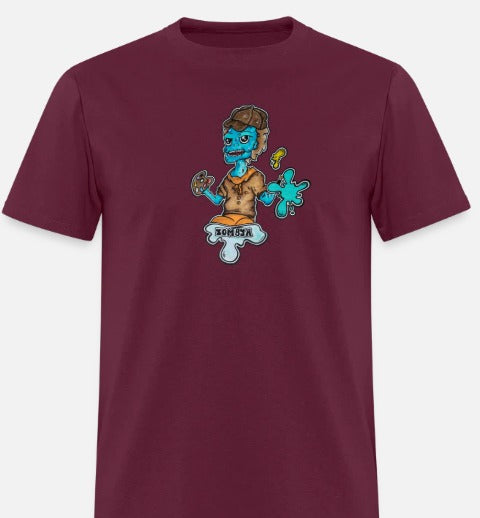T-shirt Zombie artiste