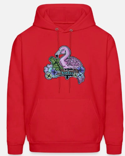 Hoodies enfant Flamant rose