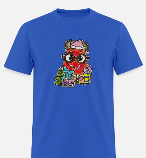 T-shirt Monstre rouge Noël