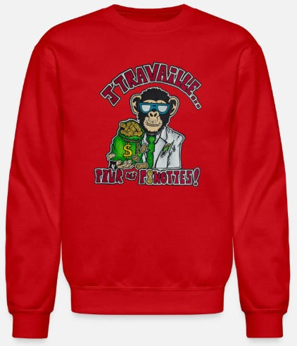 Crewneck J'travaille pour des peanuts