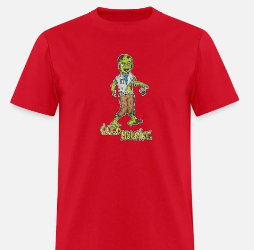 T-shirt Zombie Good morning