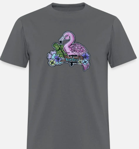 T-shirt Flamant rose