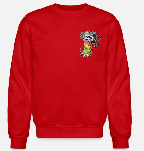 Crewneck enfant Main zombie multicolore