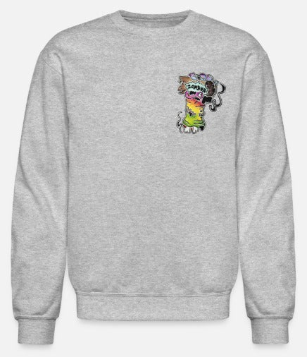 Crewneck enfant Main zombie multicolore