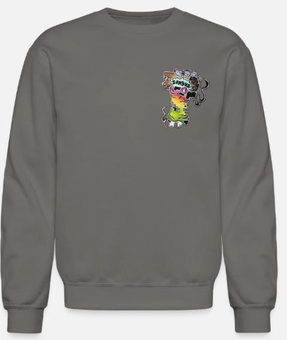 Crewneck enfant Main zombie multicolore