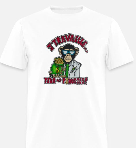 T-shirt J'travaille pour des peanuts