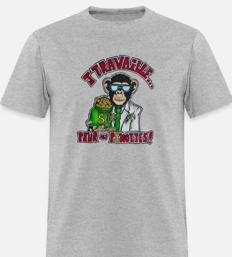 T-shirt J'travaille pour des peanuts