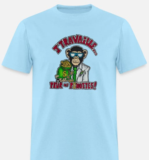 T-shirt J'travaille pour des peanuts