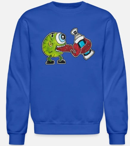 Crewneck enfant monstre oeil vert