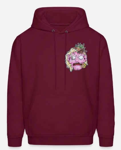 Hoodies Tête de zombie rose