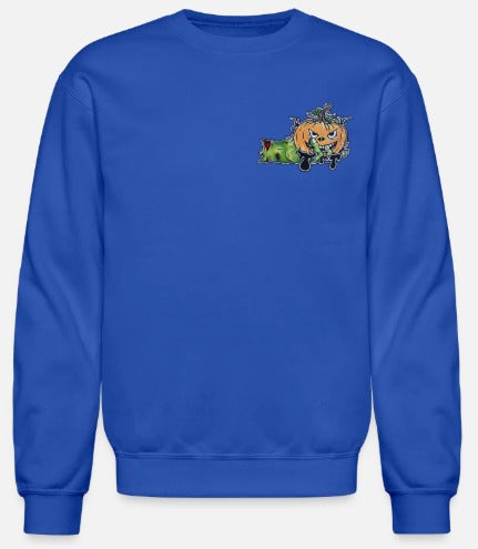 Crewneck Main zombie citrouille