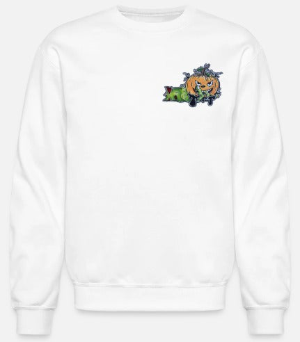 Crewneck Main zombie citrouille
