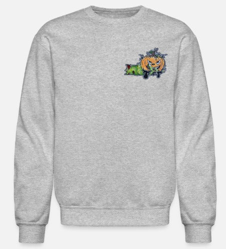 Crewneck Main zombie citrouille