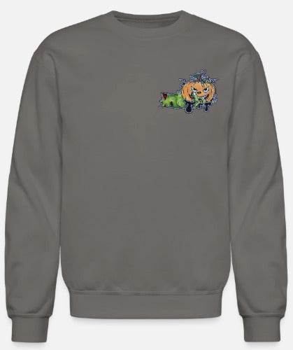 Crewneck Main zombie citrouille