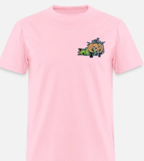 T-shirt Main zombie citrouille