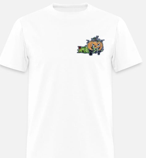 T-shirt enfant Main zombie citrouille